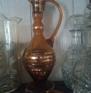Indiana Glass Amber Pitcher